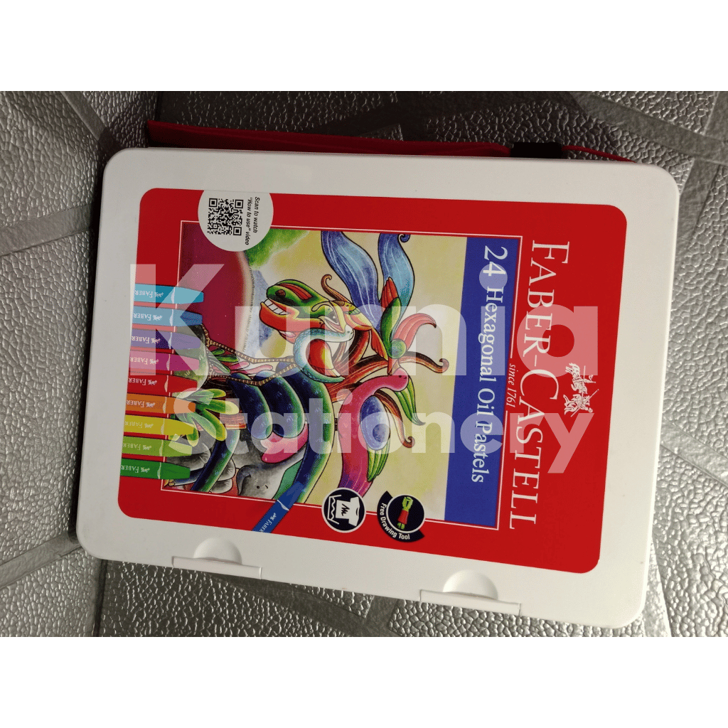 

SATU ADA (24 PCS) Krayon Faber-Castell 24 Hexagonal Oil Pastels