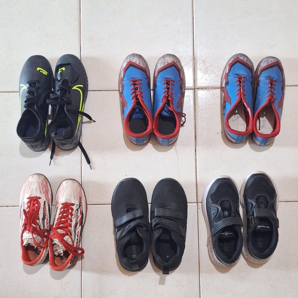 preloved sepatu anak | sepatu futsal, sepatu sekolah