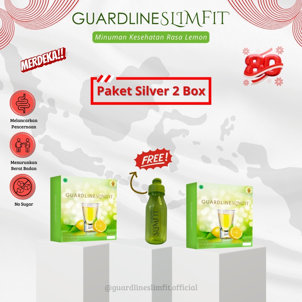 

Guardline Slimfit - Minuman Fiber Rasa Lemon Paket Silver