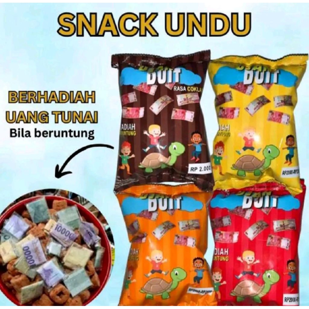 

Chiki UNDU ( BERHADIAH BILA BERUNTUNG ) - 1PACK