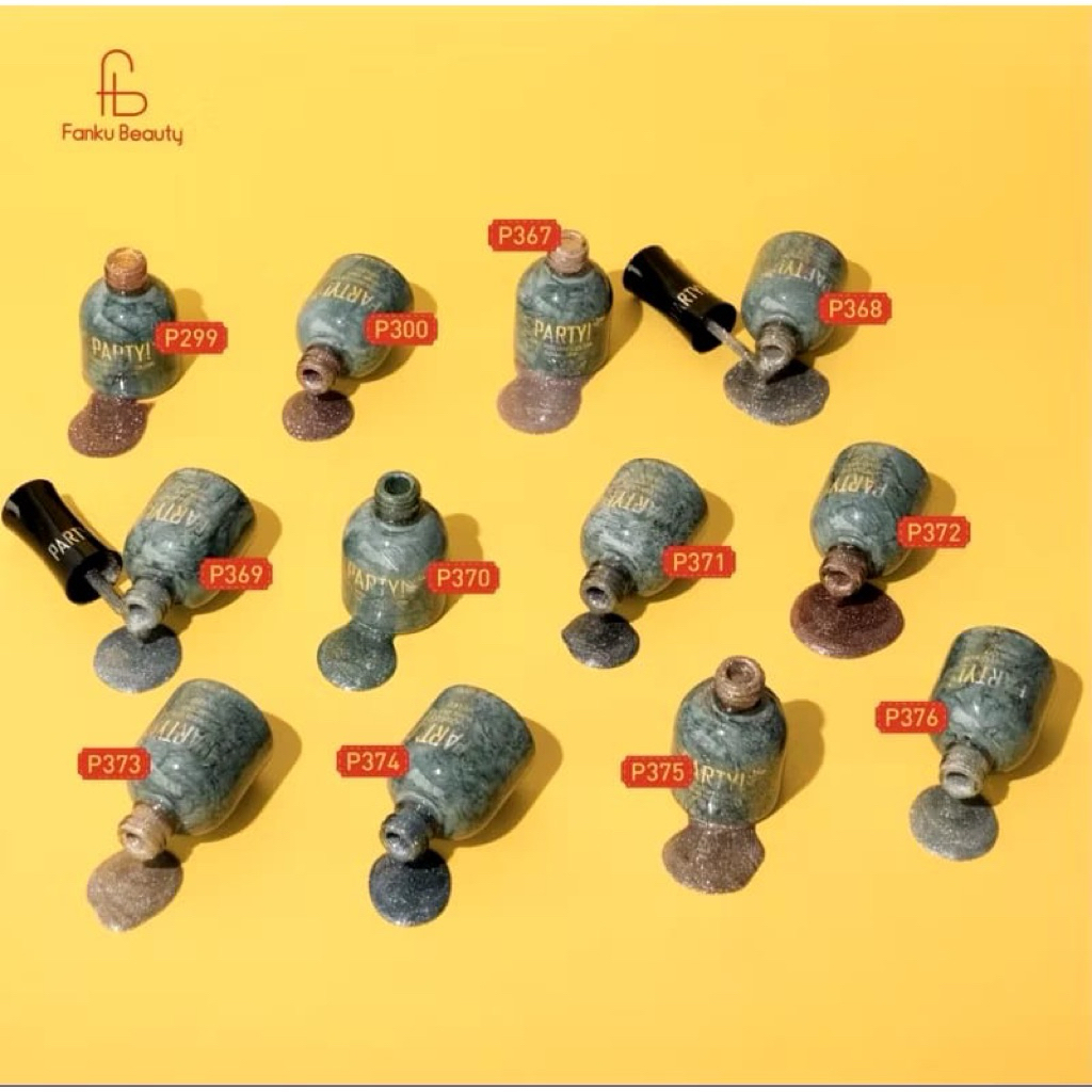 PARTY GEL HALAL REFLECTIVE GLITTER NAIL ART GEL / FLASH GEL NAIL