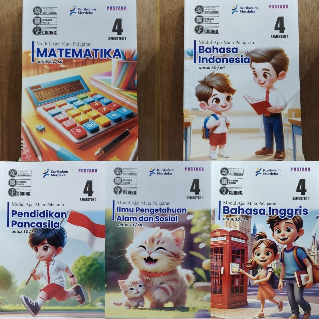 [LKS Pustaka] Kurikulum Merdeka SD/MI Kelas 4 Semester 1