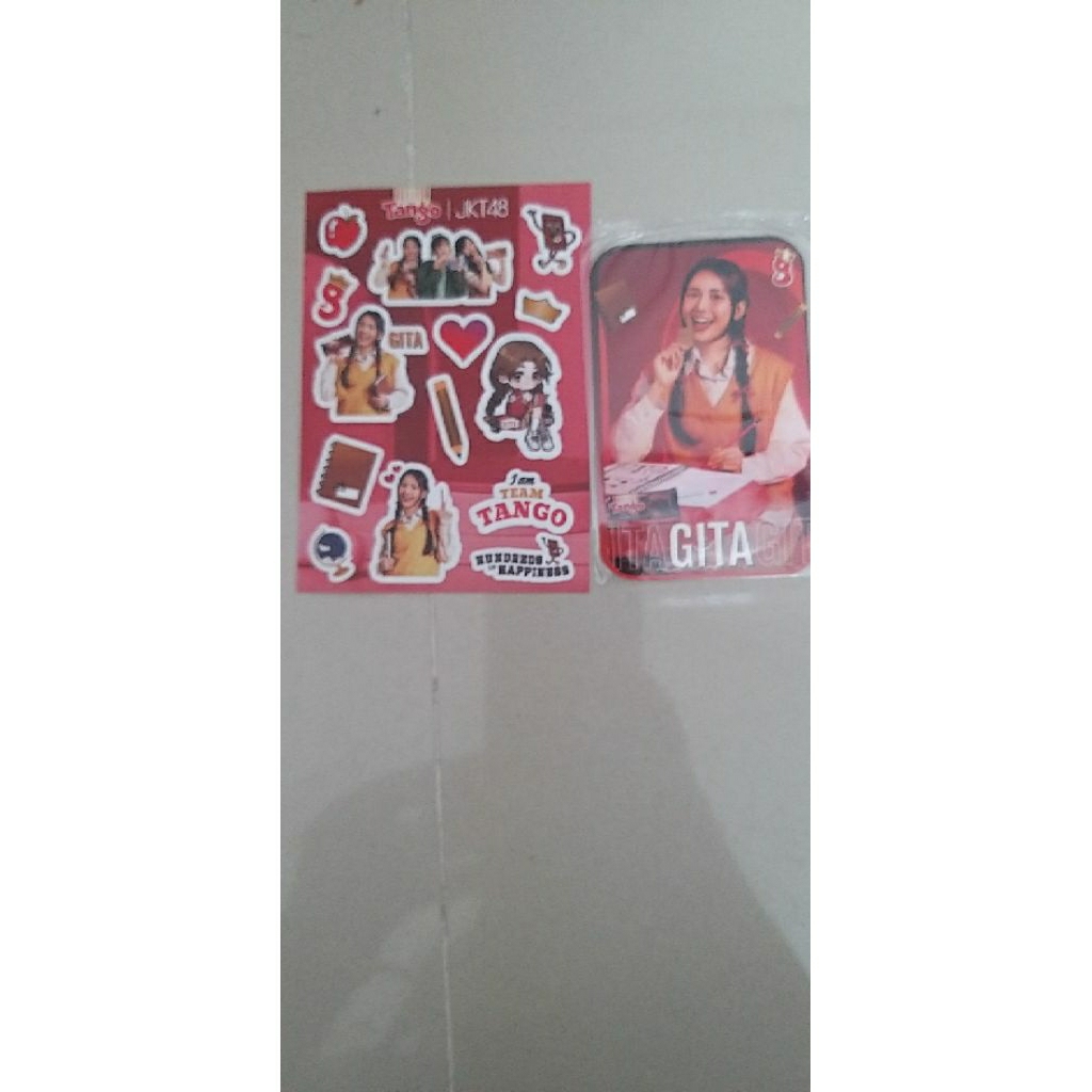 

Stiker & pc gita official tango x jkt49