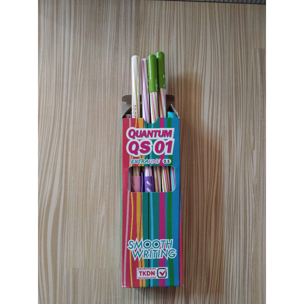 

TERBARU BOLPOINT QUANTUM QS 01 1 PACK [12PCS]