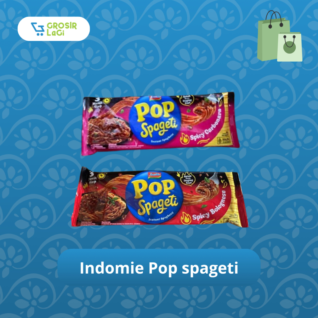 

INDOMIE POP SPAGETI INSTAN SPICY CARBONARA / SPICY BOLOGNESE 84 GR