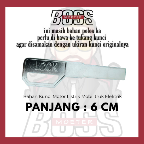 kunci montor listrik polosan kunci kendaraan motor listrik lainnya Panjang 6 cm