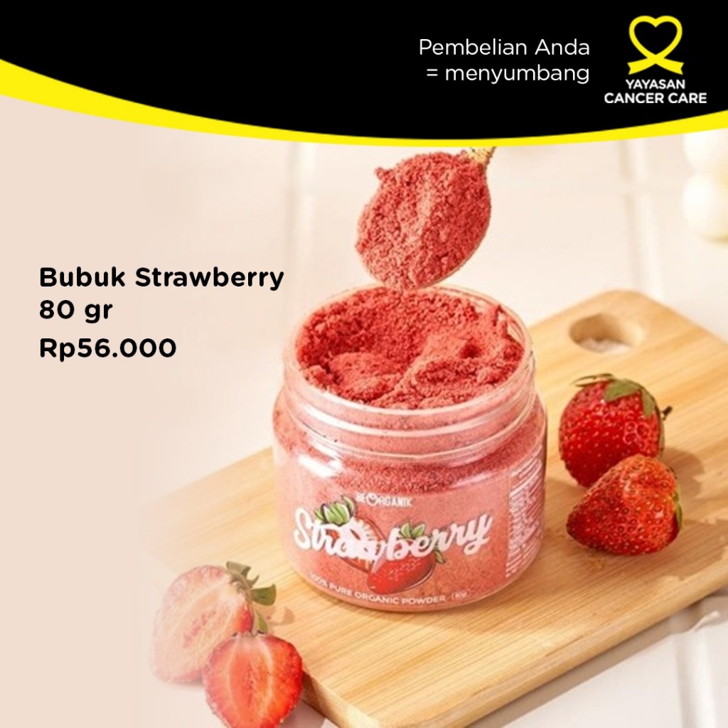 

Beorganik Pure Strawberry Powder Bubuk Strawberry Murni