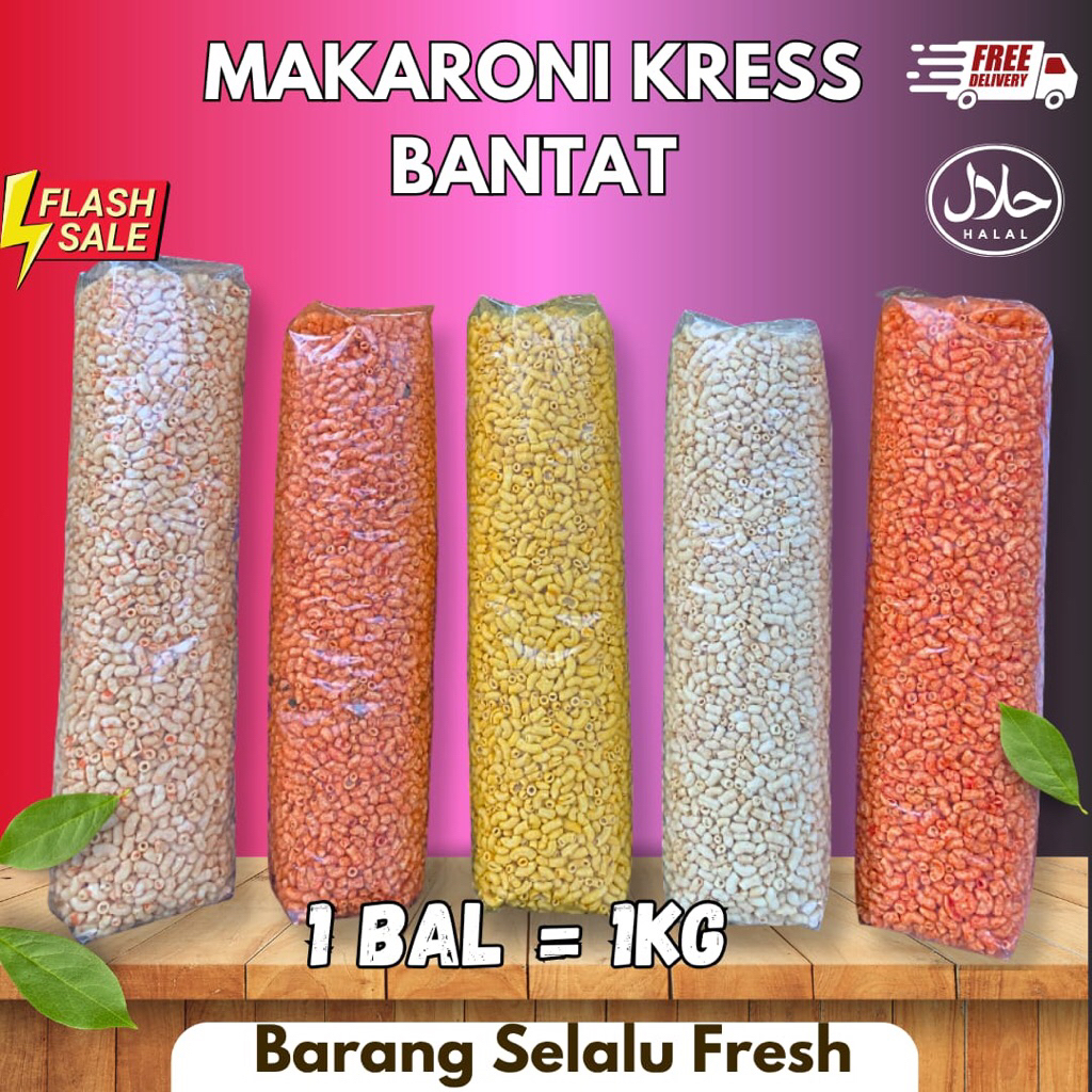 

1kg makaroni bantat/ makaroni bantet 1bal/makaroni bantet nks/ makaroni bantet murah/makaroni bantet