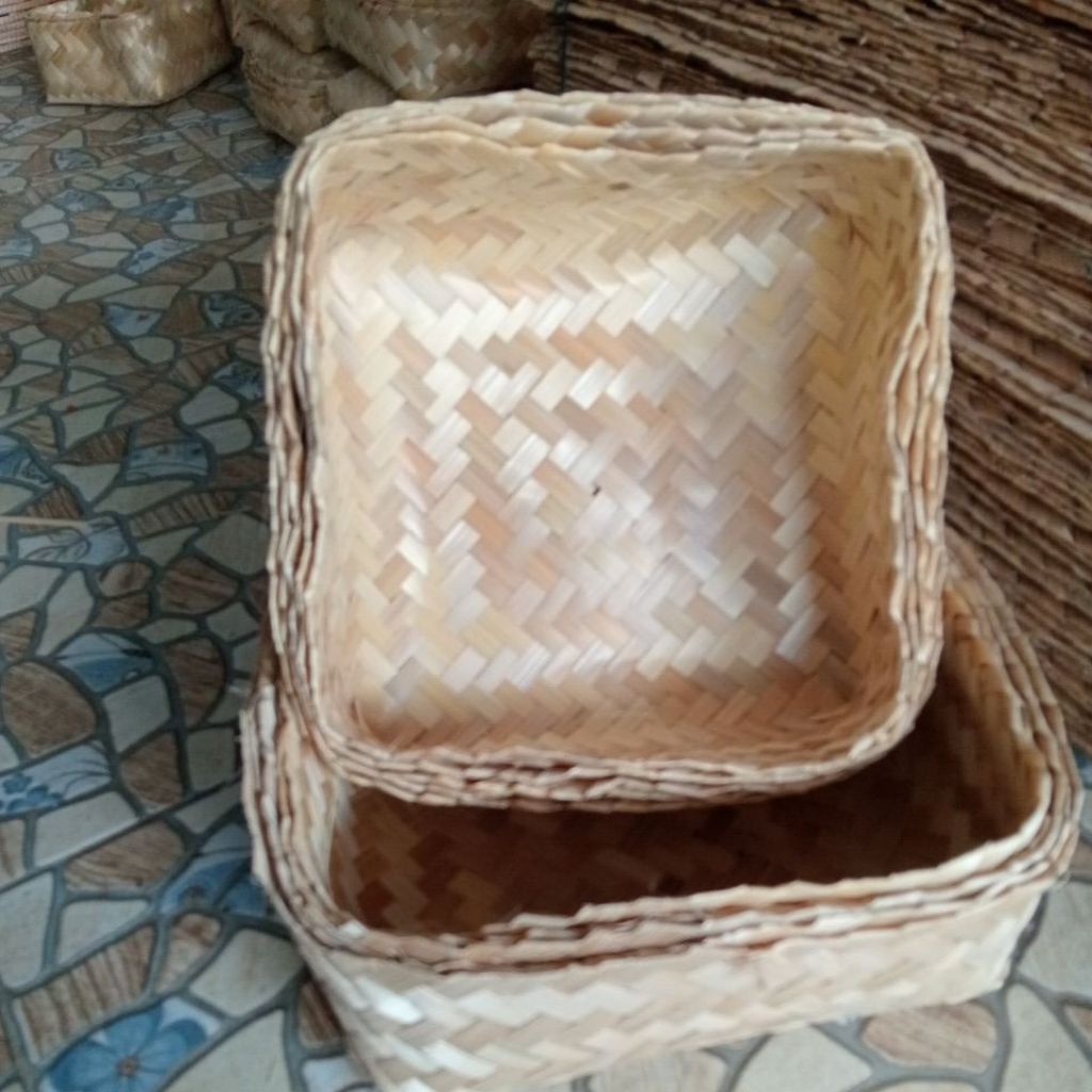 Besek Bambu 22x22 Besek Nasi dll