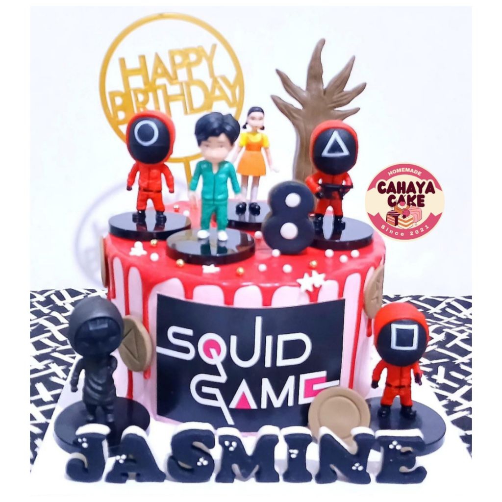 

Kue Ulang Tahun Squid Game / Squid Game / Kue Ultah Anak Murah
