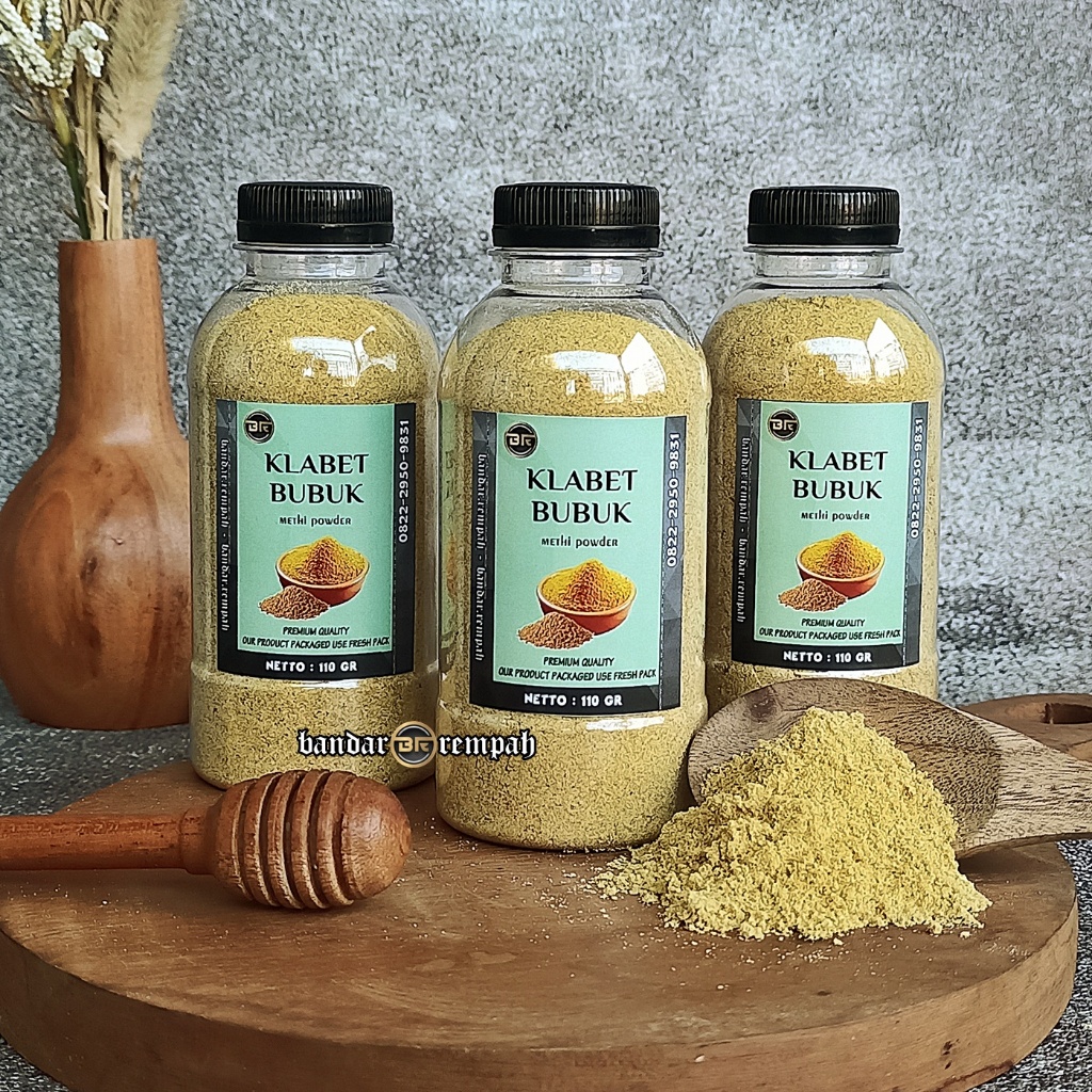 

KLABET BUBUK (METHI POWDER)/ BIJI KLABET (METHI SEED)