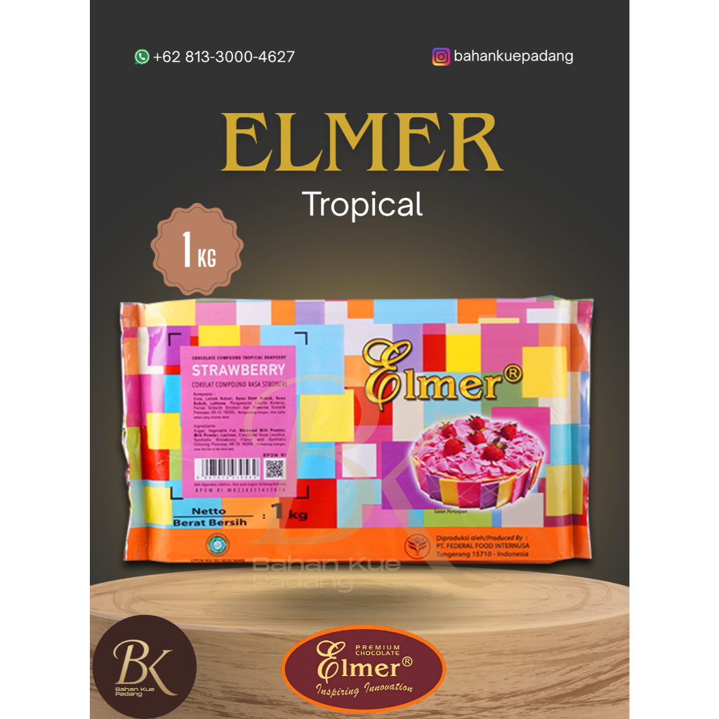 

Elmer Compound Tropical – Cokelat Compound Berwarna untuk Kreasi Bakery & Dessert
