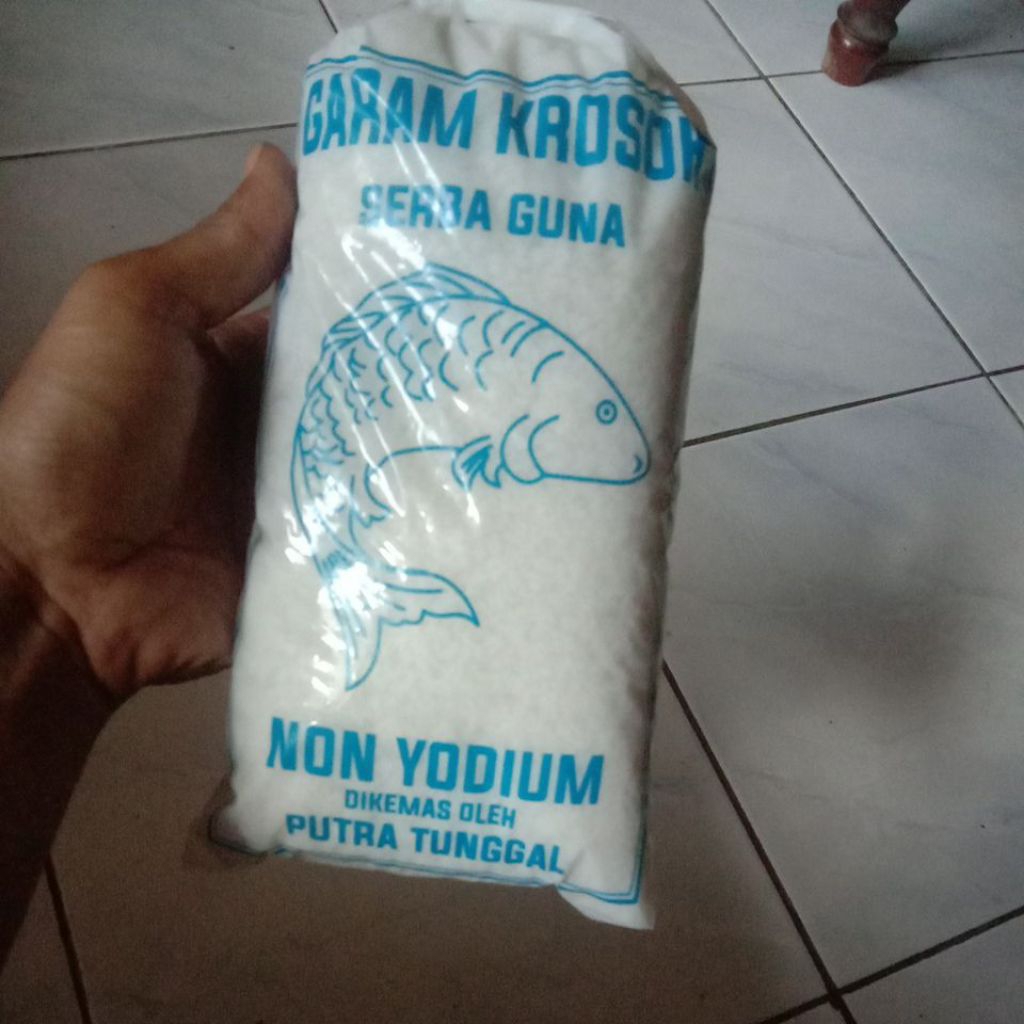 

Garam Ikan 1kg / Garam Krosok Non yodium cap ikan