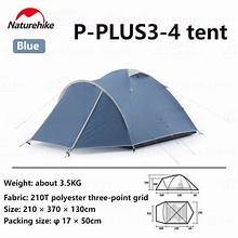 Tenda naturehike NH21ZP015 3P-4P tent P-PLUS  family tent