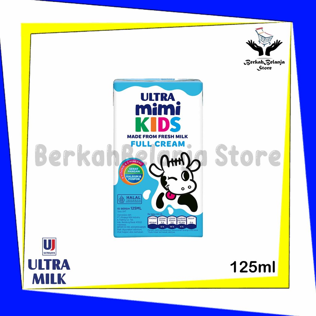 

Ultra Mimi Susu UHT 125ml Full Cream 1 Karton (40 Pcs)