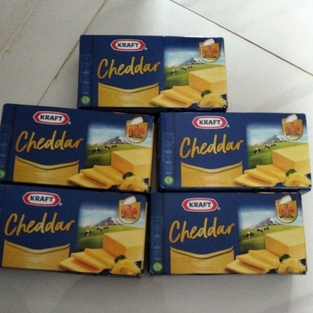

Keju Kraft cheddar 150gr