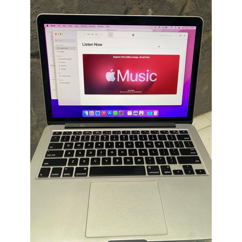 Macbook Pro Retina 13 Early 2015 core i5 8/256