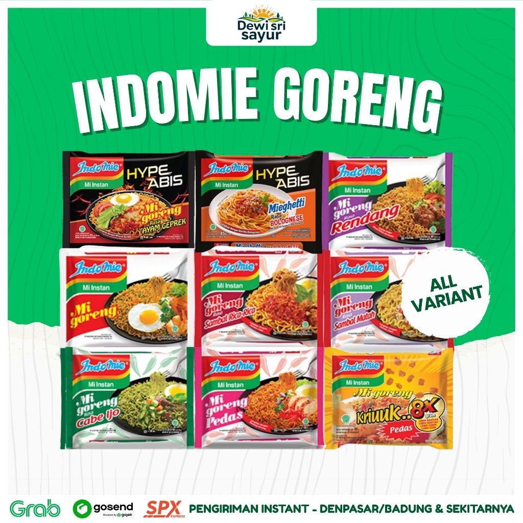 

Indomie Goreng All Varian 1 Pcs – Dewi Sri Sayur