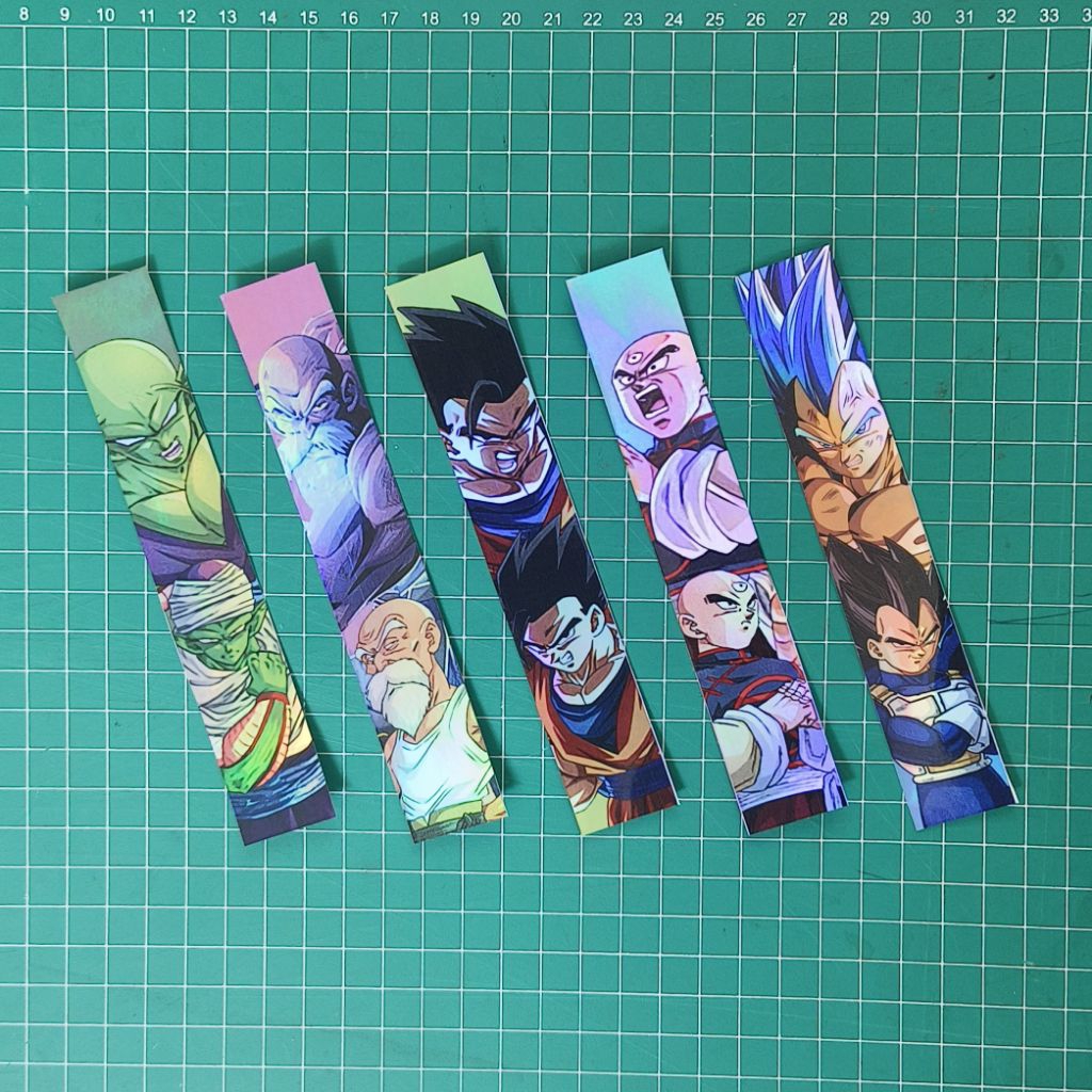 

(5 pcs) Dragonball Character Hologram | Sticker Anime Anti Air