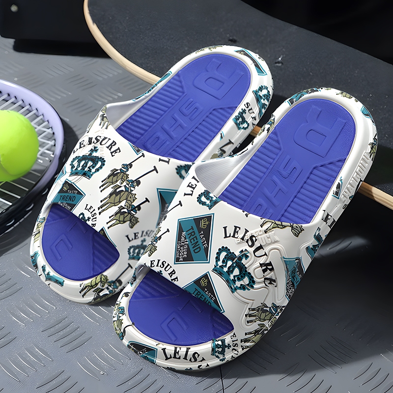 Sandal Pria Keren 2024 Sandal Kasual Karet Jelly Slop Baru, Sandal Pria Dewasa