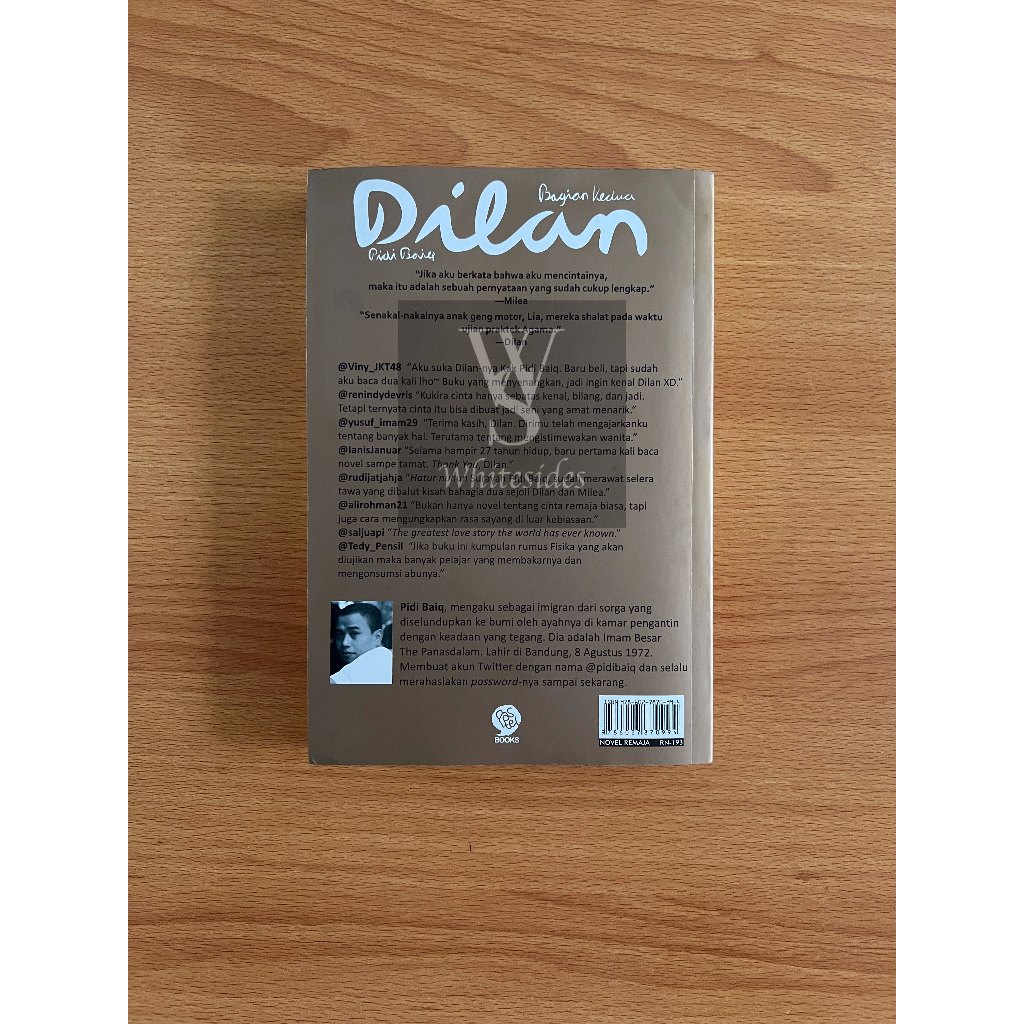 Dilan - Buku CD DVD Album Book Comic Komik Komik Novel Buku Comic The Last Straw Japanese Home Cooki