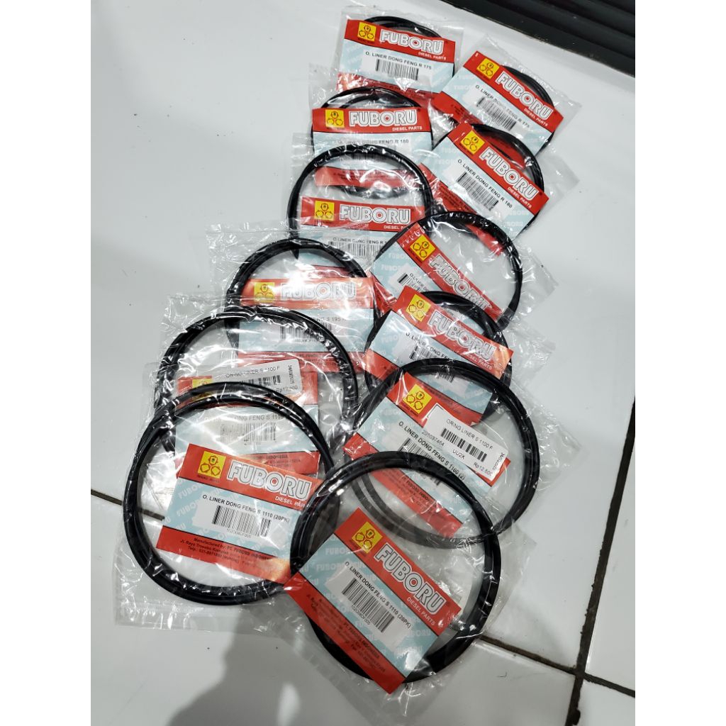 Oring Liner Diesel R175-S1110  / O-Ring Cylinder Liner Diesel R175-S1110 / Karet Buring Diesel R175-