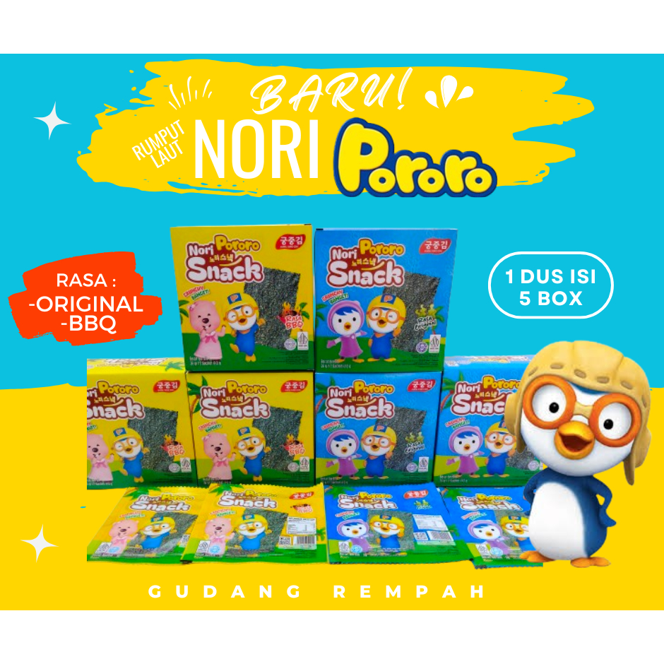 

VIRAL 2025! NORI PORORO CRISPY - SEAWEED PORORO HALAL