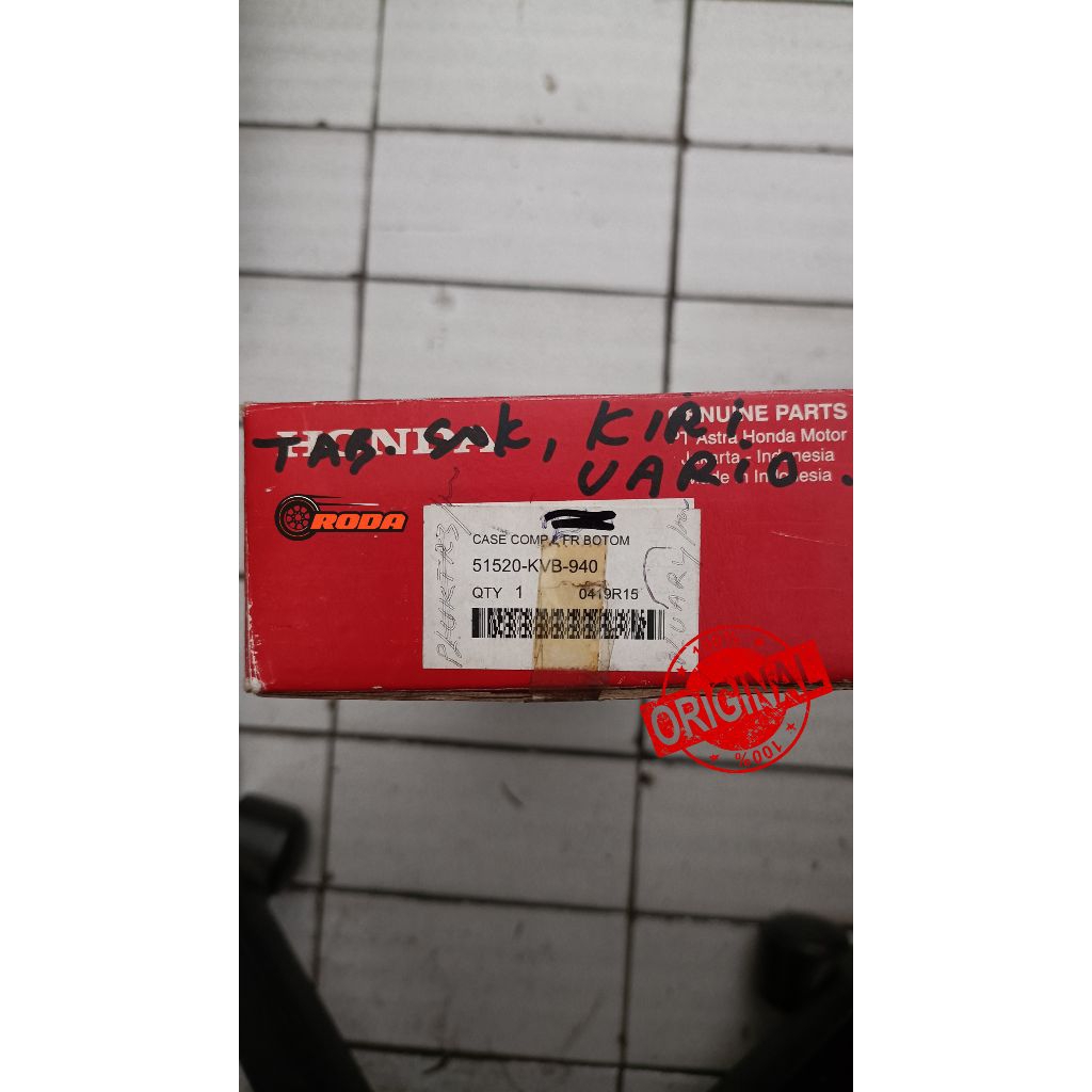 Tabung Shock Depan bagian Kiri Vario 51520-KVB-940