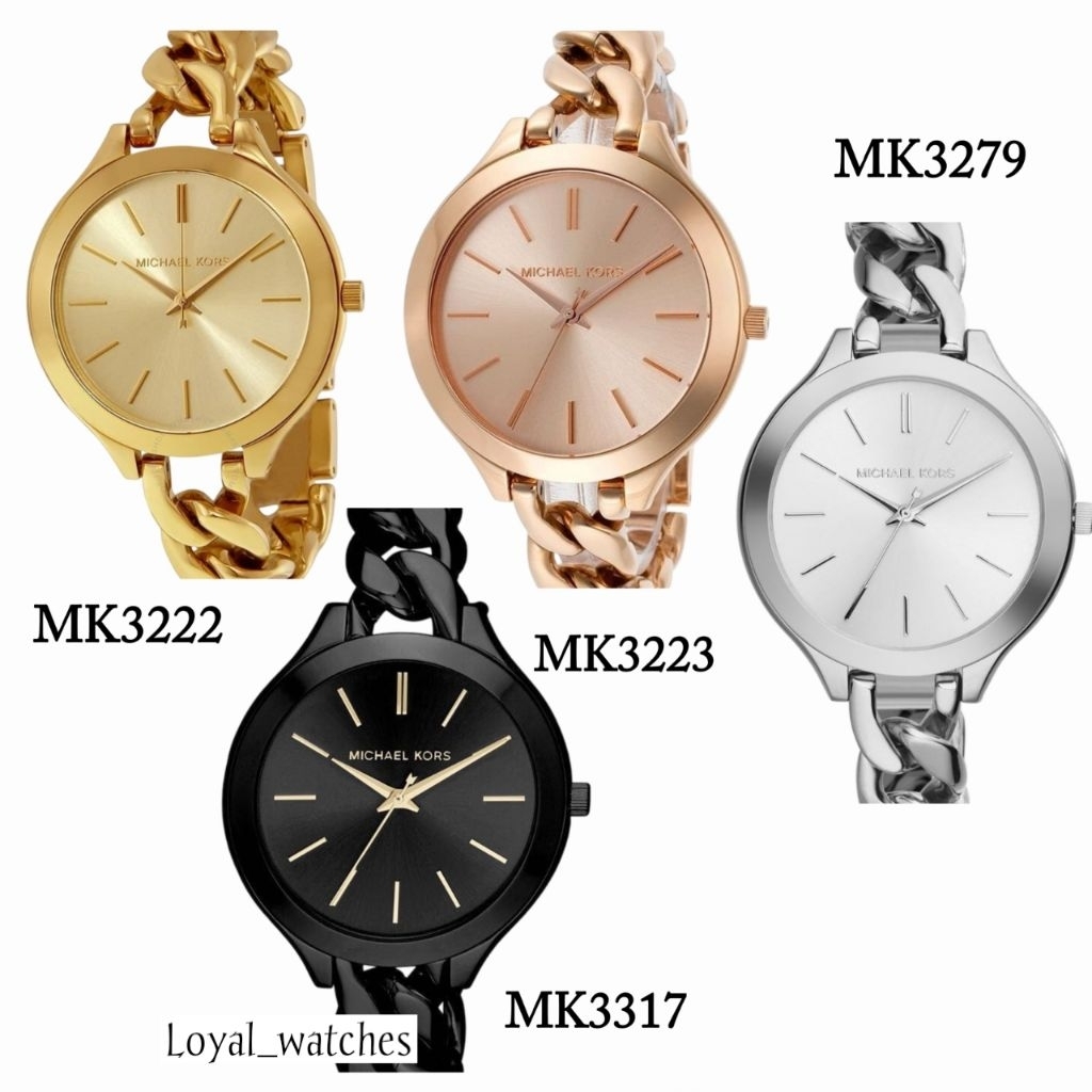 TYPE MK3279, MK3317, MK3222, MK3223 JAM TANGAN WANITA RANTAI