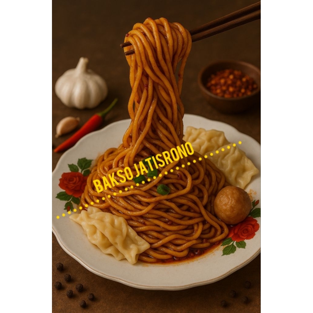

MIE TANPA BAKSO VARIAN PEDES JEBEW, GOCE'AN, RASA SPAGHETI