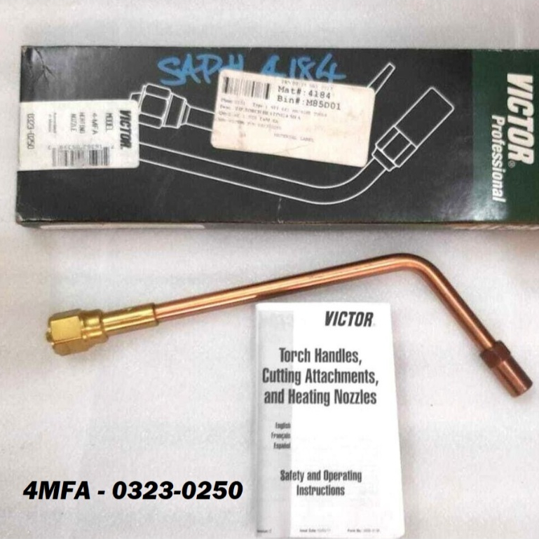 HEATING NOZZLE 4MFA 6MFA 8MFA 10MFA 12MFA 15MFA VICTOR MFA4 MFA6 MFA8 MFA10 MFA12 MFA15 ACETYLENE HE