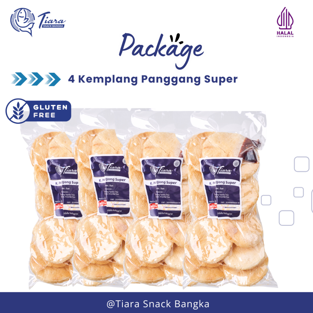 

Package Kemplang Panggang Super Tiara Snack Bangka