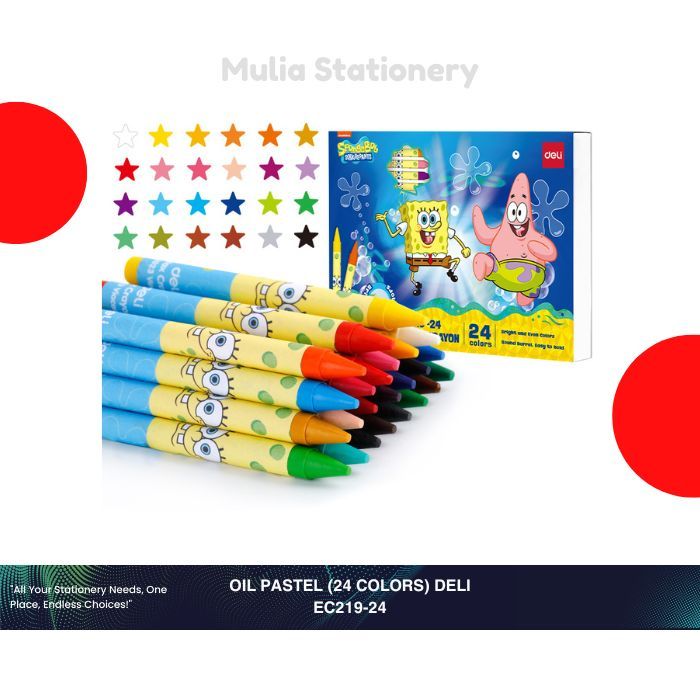 

Crayon Deli 24 Warna EC219-24 | Krayon Deli EC219-24 | Perlengkapan Sekolah & Menggambar