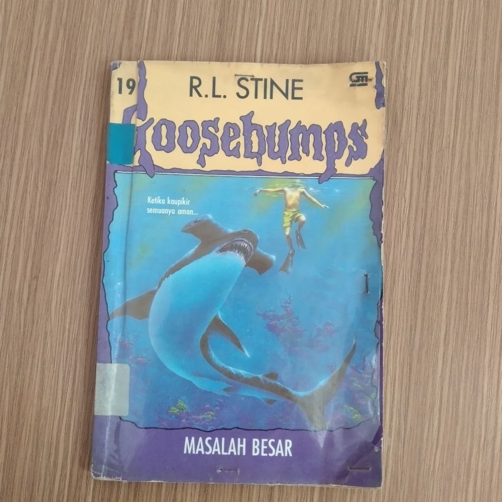 Rl stine goosebumps no 19 masalah besar komik horor