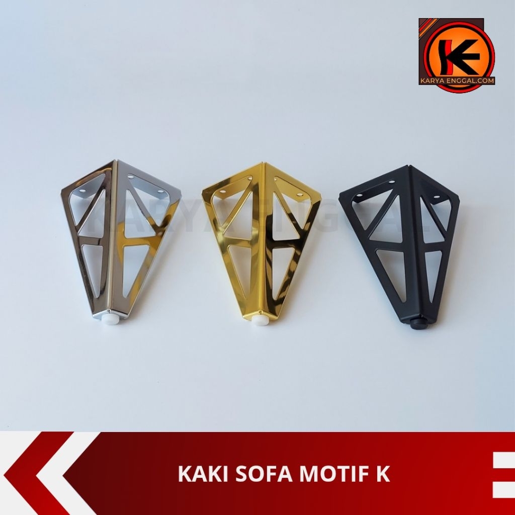 Kaki Sofa Hell Motif K / Kaki Sofa / Kaki Besi / Kaki Sofa Stainless Steel Chrome