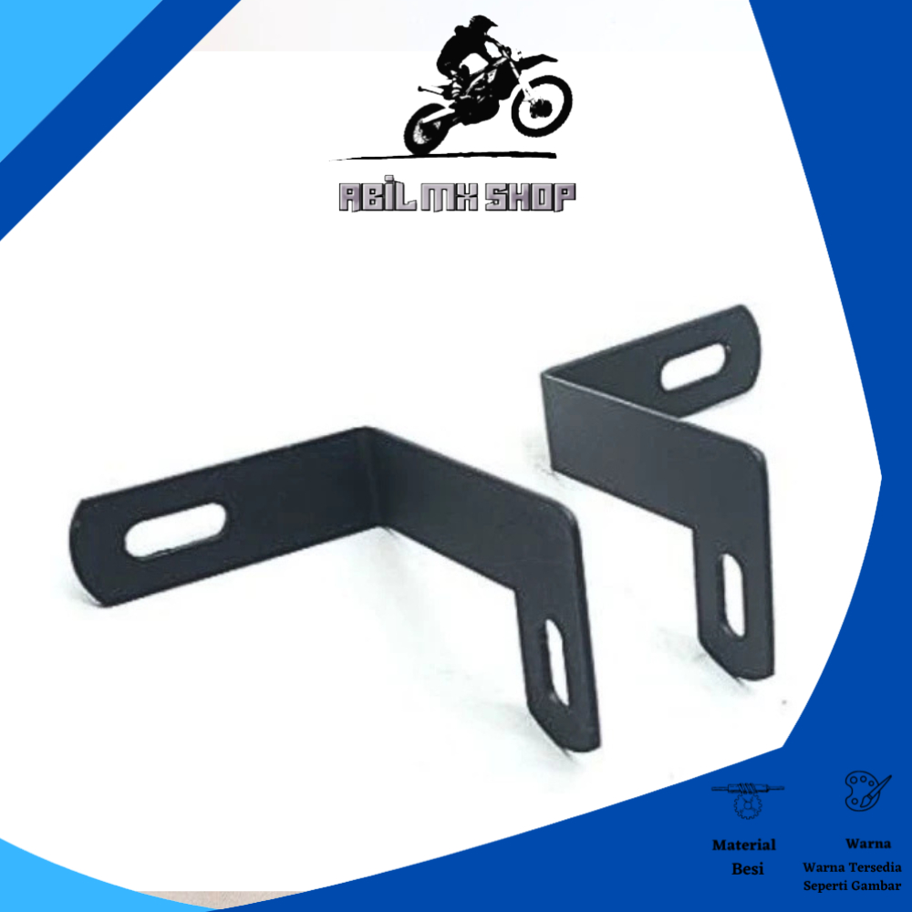 BRACKET LAMPU GENIO BRACKET BREKET DUDUKAN LAMPU TEMBAK D2 LASER FOGLAMP HONDA GENIO
