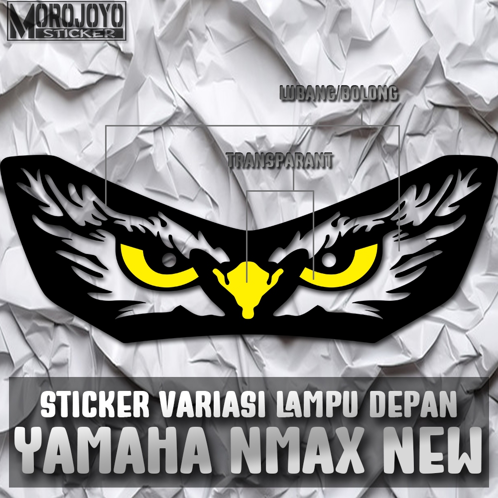 STICKER LAMPU DEPAN NMAX 2022 STICKER HEADLAMP YAMAHA NMAX 2022 2023 2023 2024 STICKER CUTTING