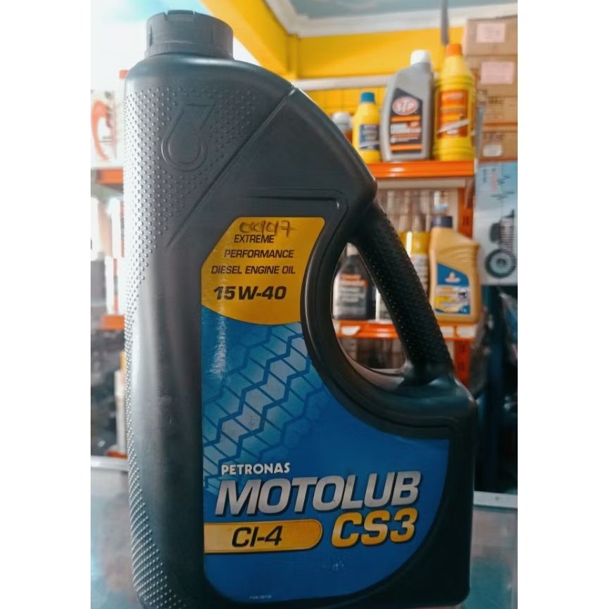 OLI MESIN PETRONAS MOTOLUB CS3 DIESEL 15W-40 CI-4 (1 LITER)