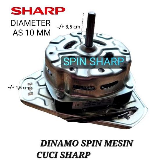 Dinamo Wash Mesin Cuci Sharp Tembaga 10mm Motor Dinamo Mesin Cuci Dnamo Pencuci Sharp Tembaga
