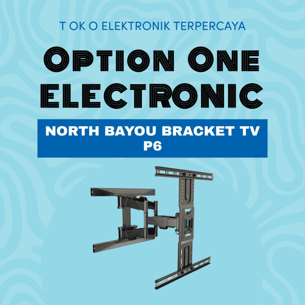 North Bayou P6 breket swivel 50-75 inch
