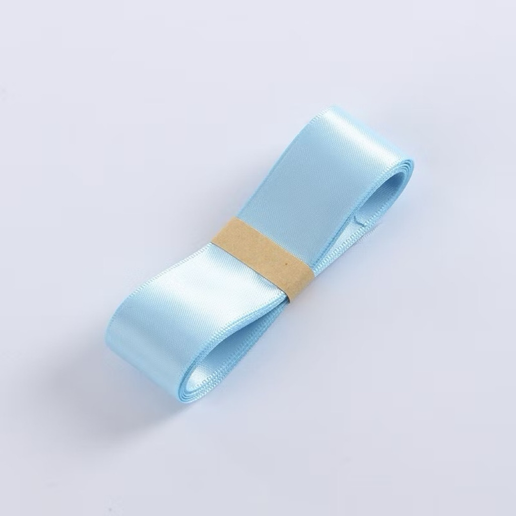 

Pita Satin Lebar 2,5cm per 1 yard pita kado hampers dekorasi buket souvenir gift