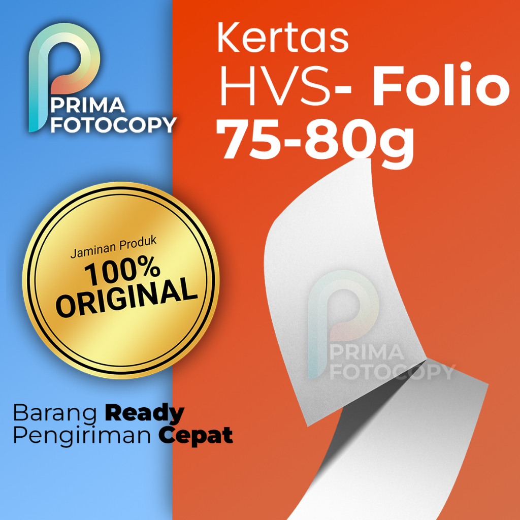 

Kertas HVS Folio F4 FLSC Satuan | Eceran 70 75 80 gram | Print cetak laporan