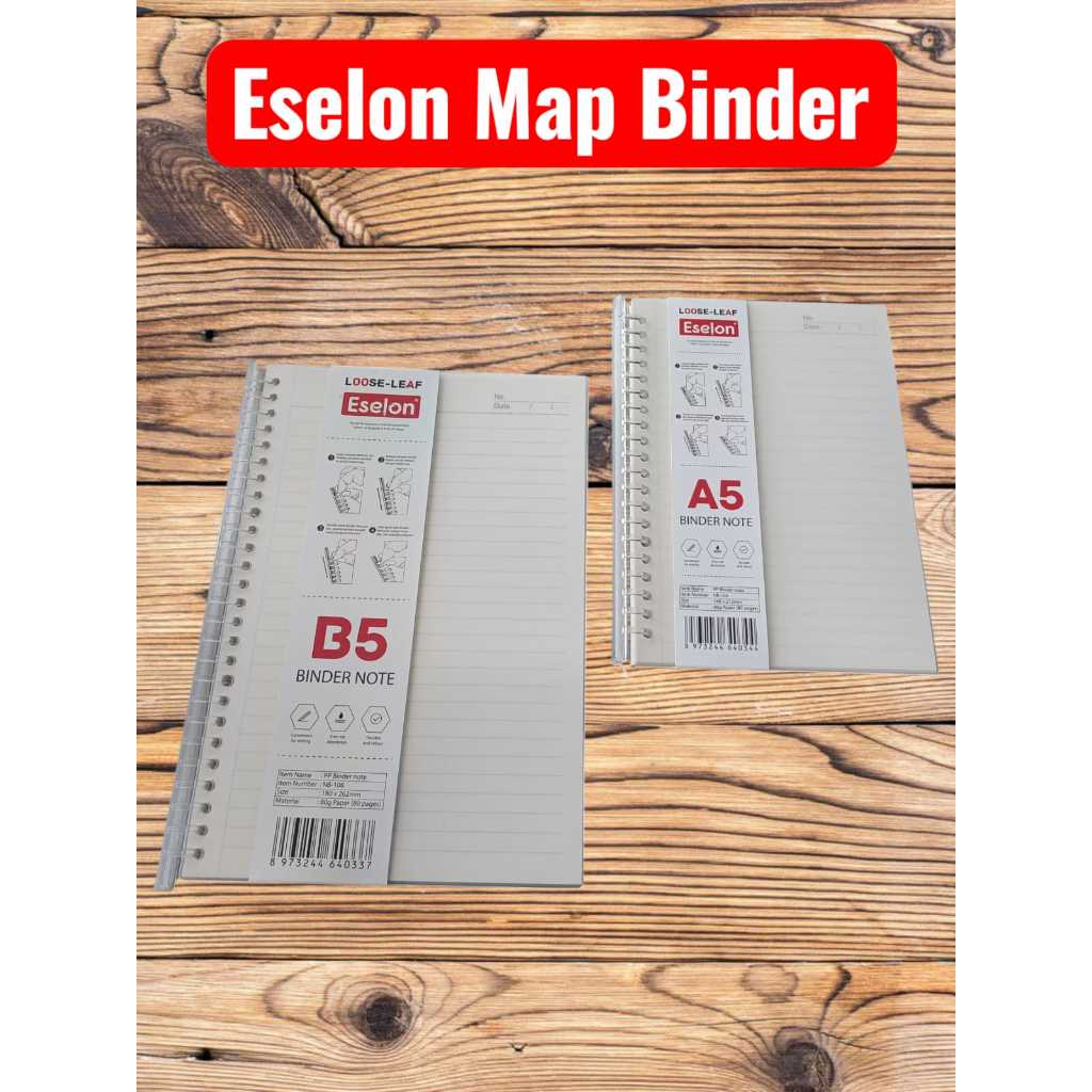 

ESELON MAP BINDER B5/A5 TRANSPARAN