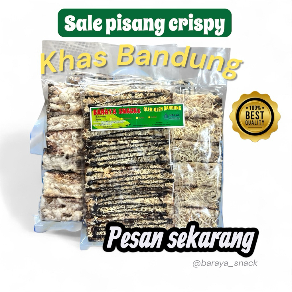 

SALE PISANG GORENG CRISPY LEGIT SUPER KRIUK 250gram