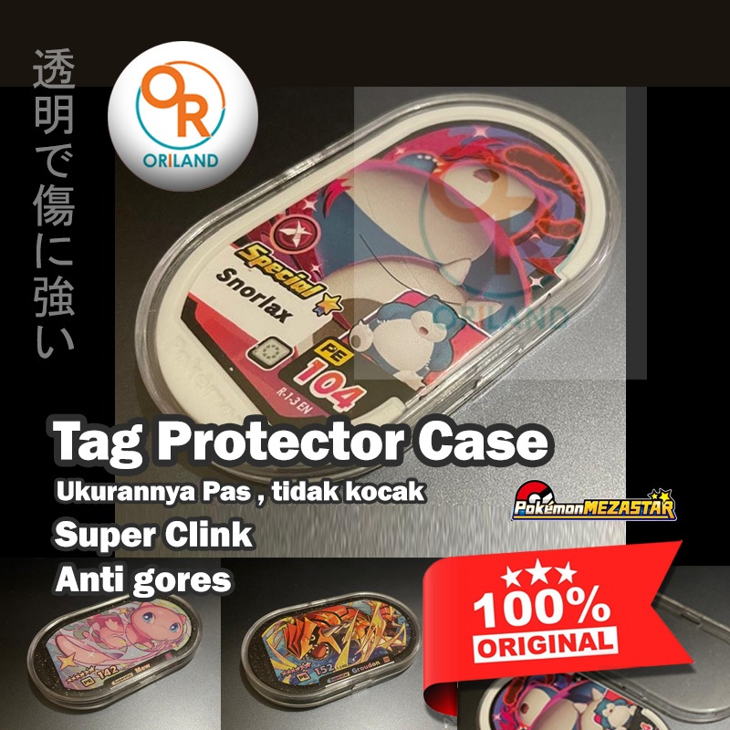 Hardcase mezatag mezastar , Pokemon Mezastar Acrylic , Hard Case Protector /  Pelindung MezaTag