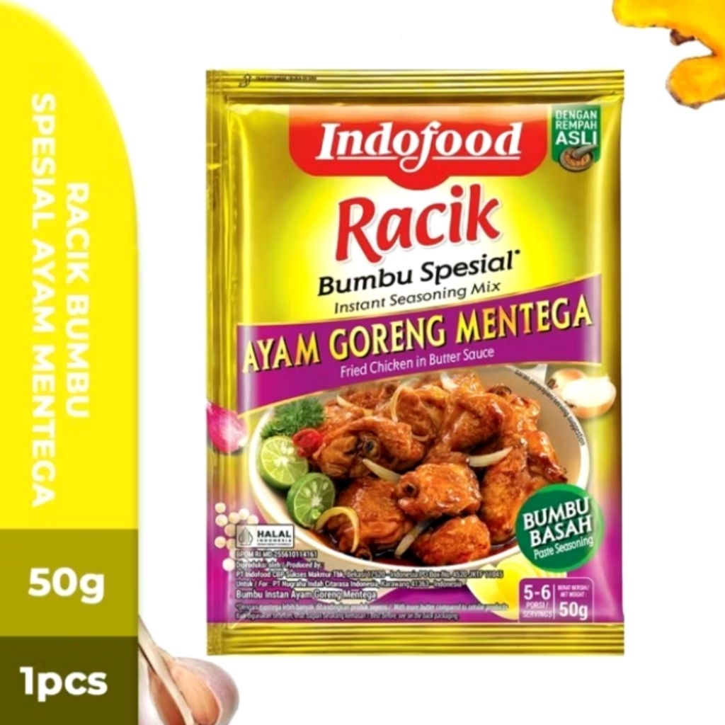 

Racik Bumbu Spesial Ayam Goreng Mentega 50gr
