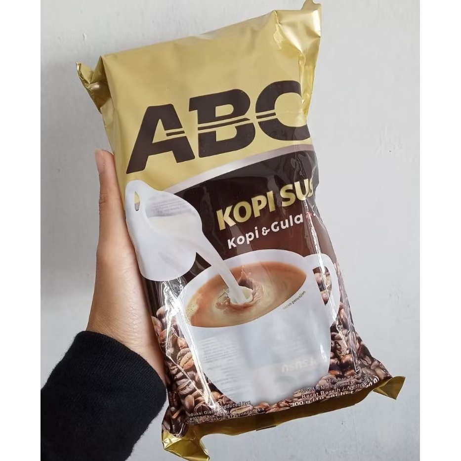 

Kopi ABC susu renceng 10x25gr