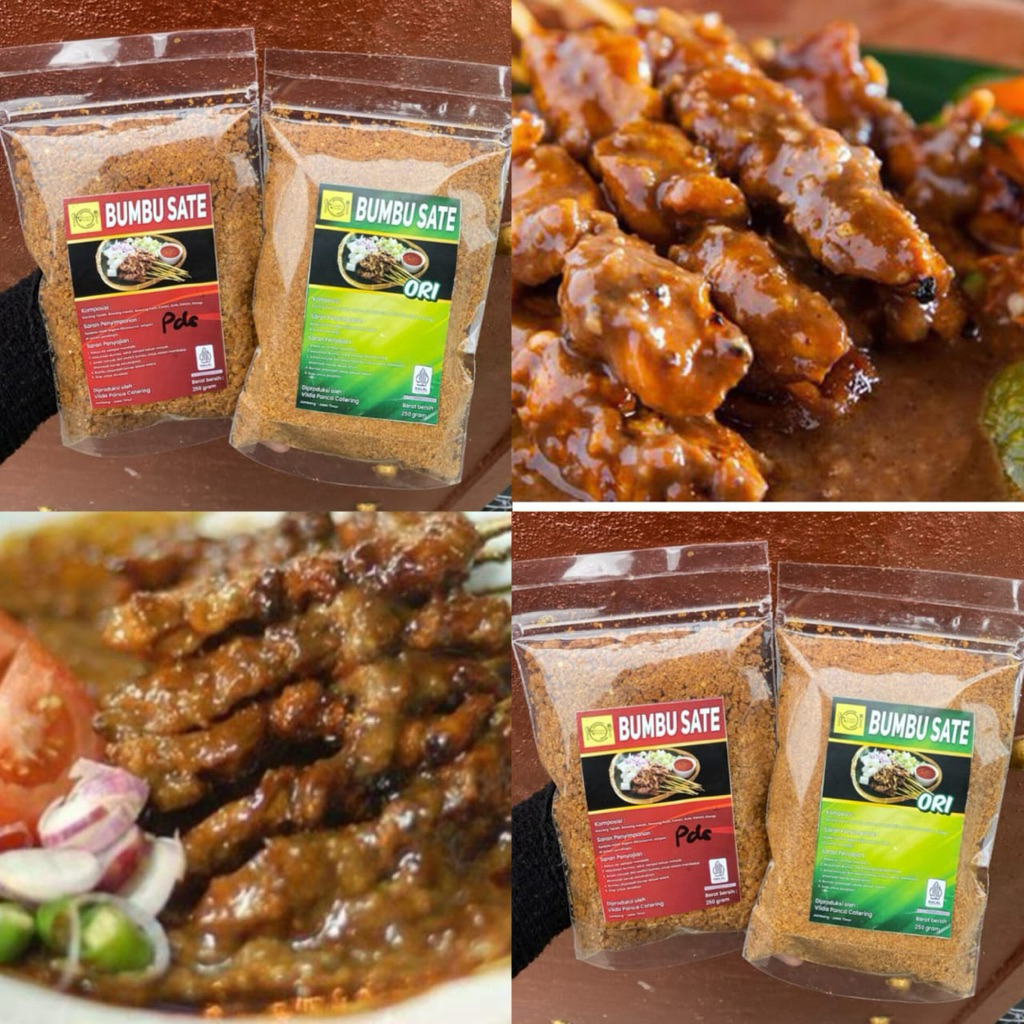 

BUMBU SATE PEDAS DAN ORIGINAL kemasan 250 gram
