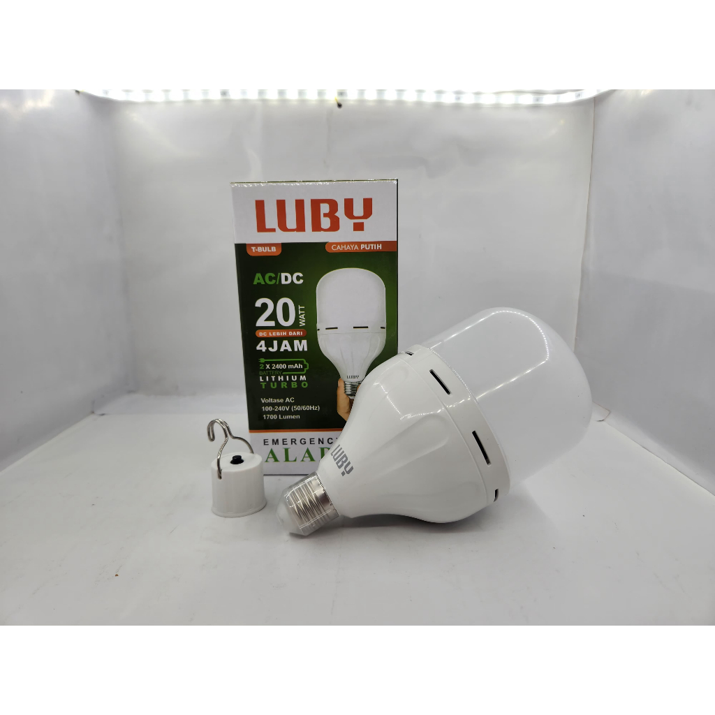 LUBY ALADDIN 20WATT / LAMPU LED EMERGENCY 20W CAHAYA PUTIH