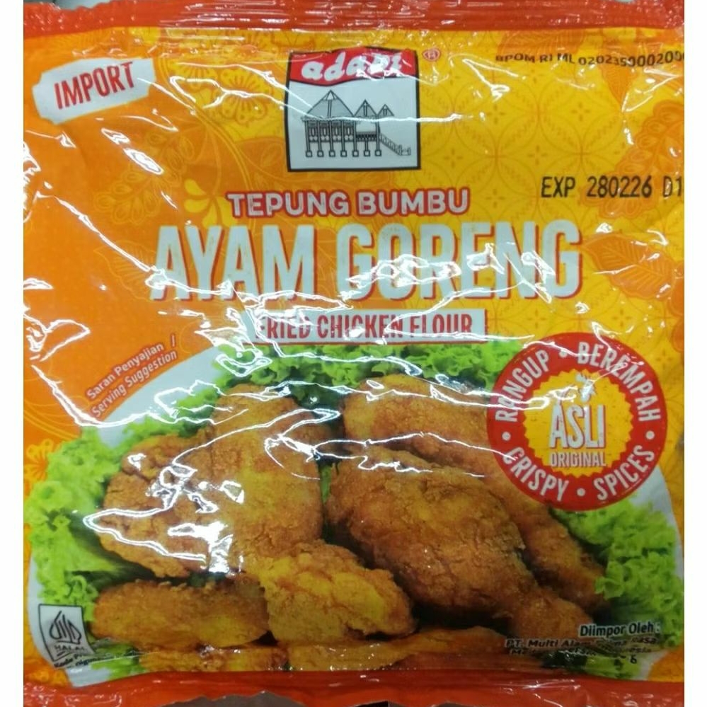 

Adabi Tepung Bumbu Ayam Goreng 150gr